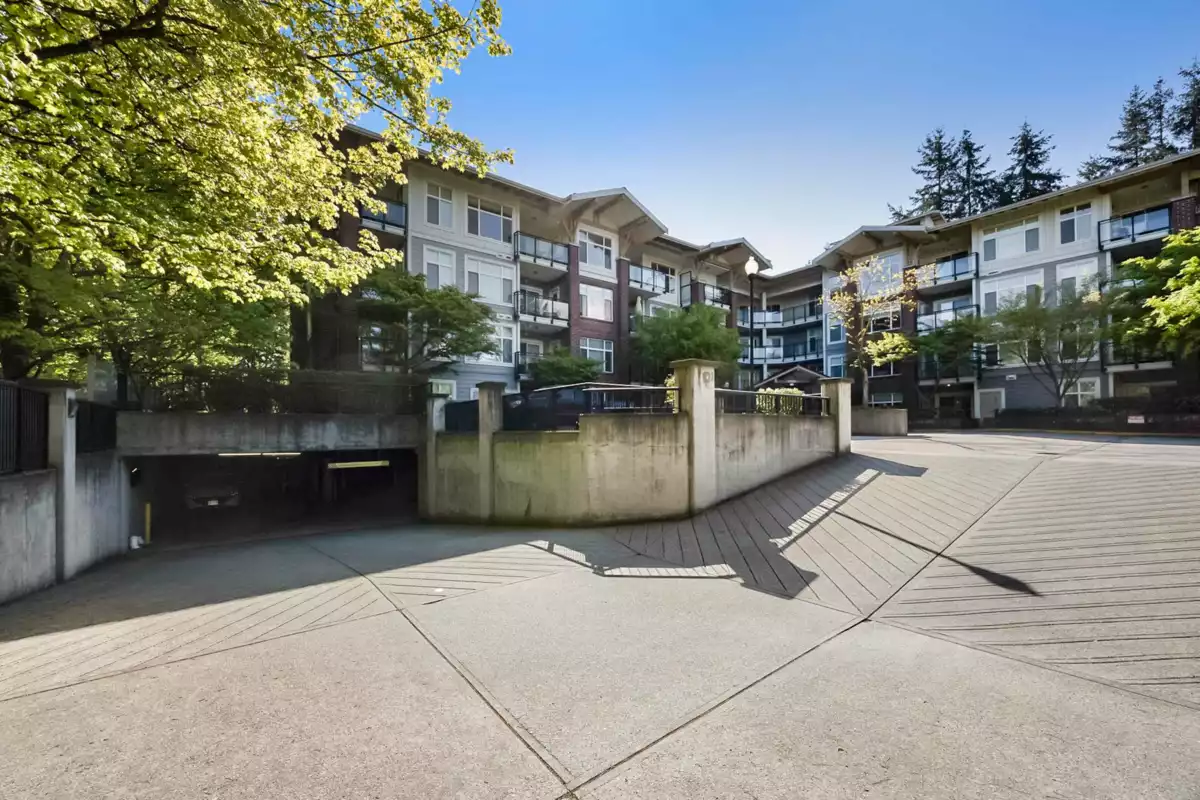 Exterior Rear Photo of 412 11950 Harris Road, Pitt Meadows, BC