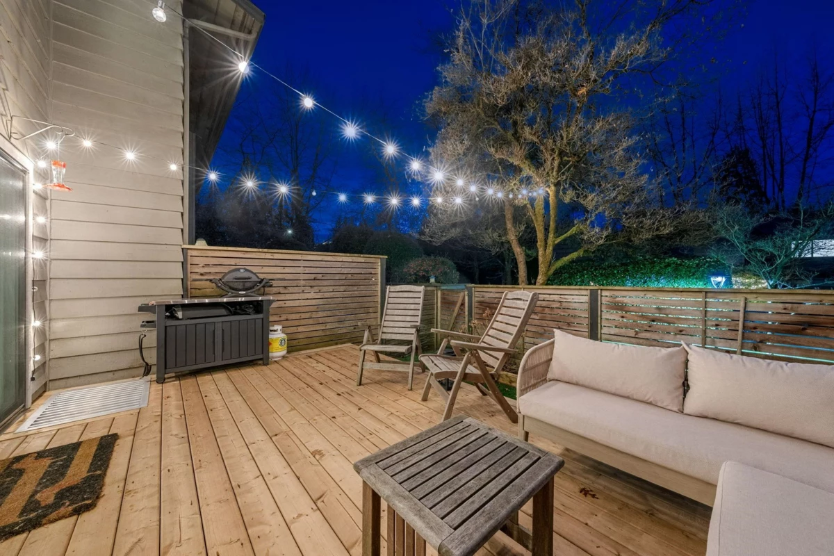 Backyard Photo of 34 1910 Cedar Village Crescent, North Vancouver, BC