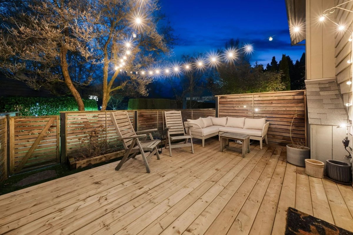 Outdoor Deck Photo of 34 1910 Cedar Village Crescent, North Vancouver, BC