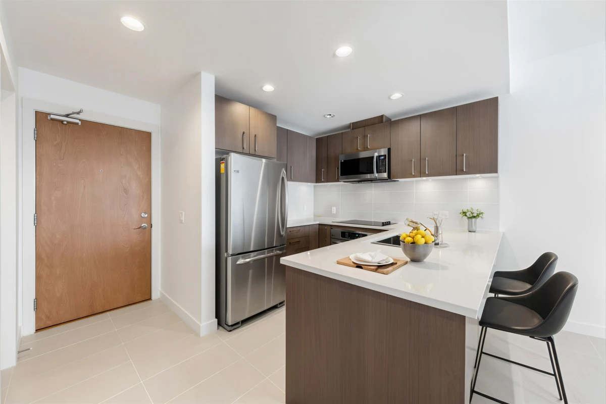 Kitchen Island Photo of 518 5983 Gray Avenue, Vancouver, BC