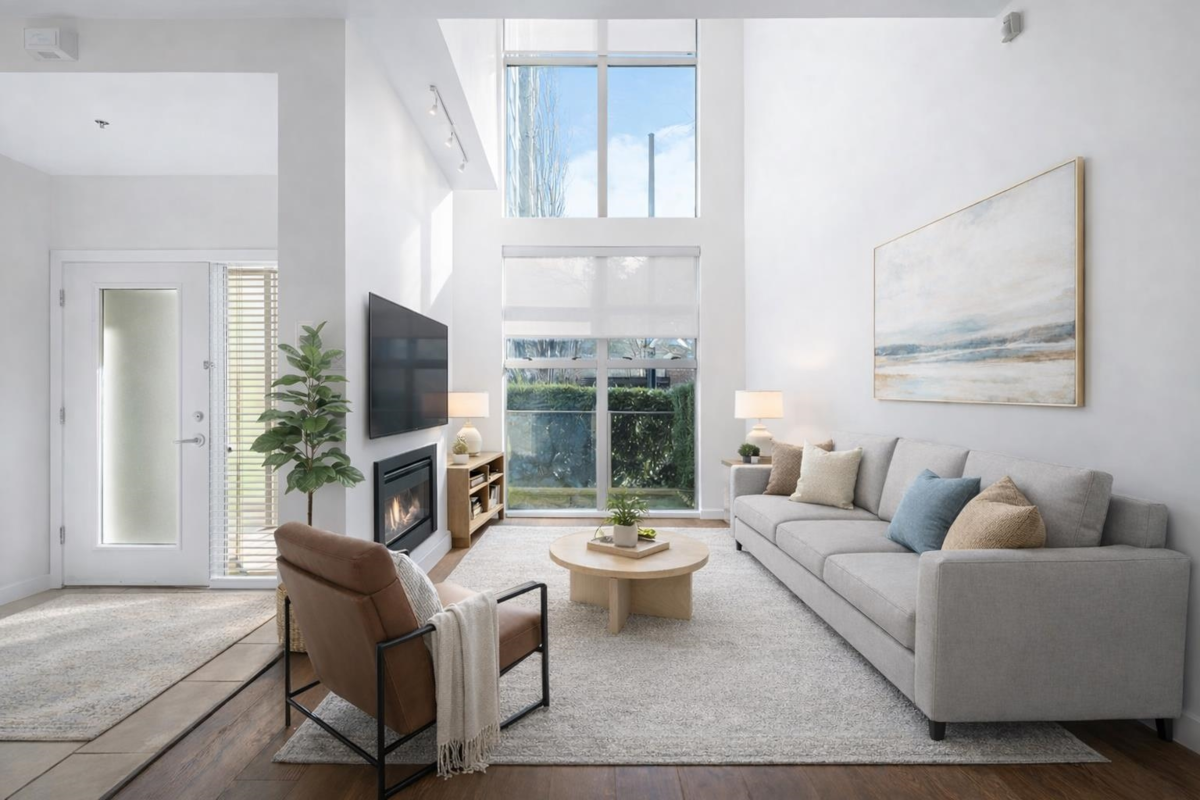 Living Room Photo of 1237 Richards Street, Vancouver, BC