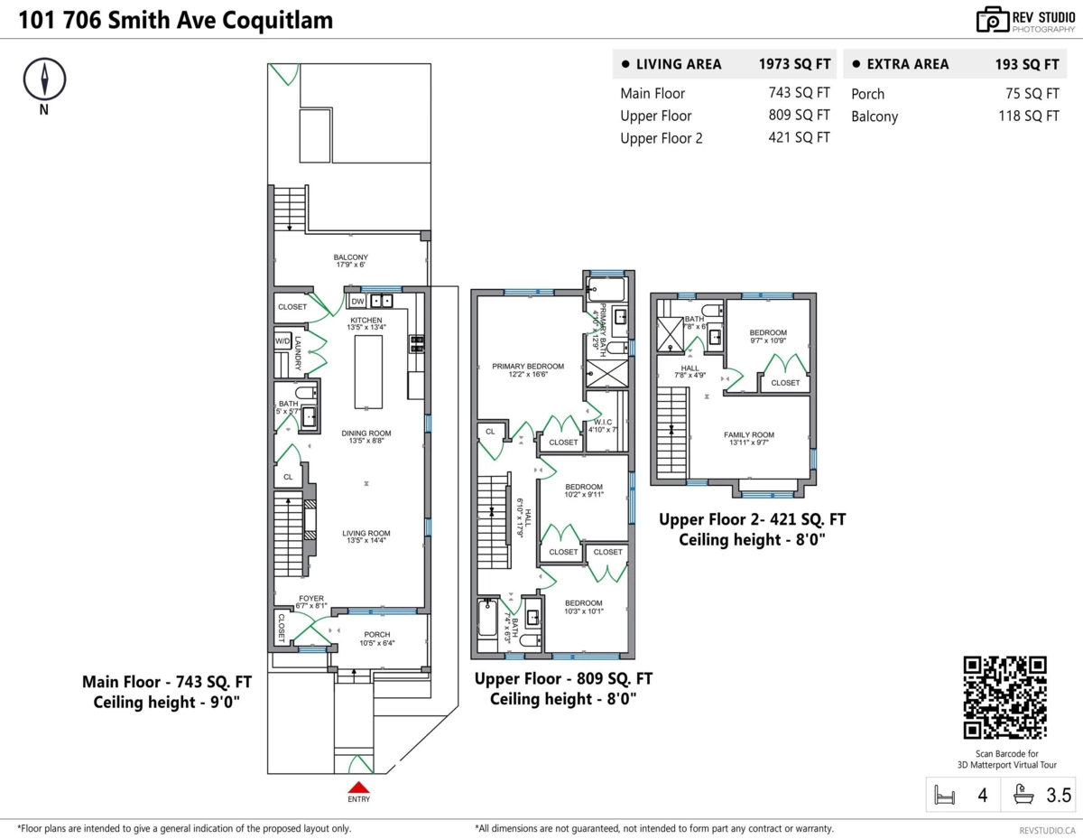 Hallway Photo of 103 706 Smith Avenue, Coquitlam, BC