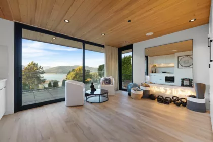 Aerial View of 6252 Overstone Drive, West Vancouver, BC