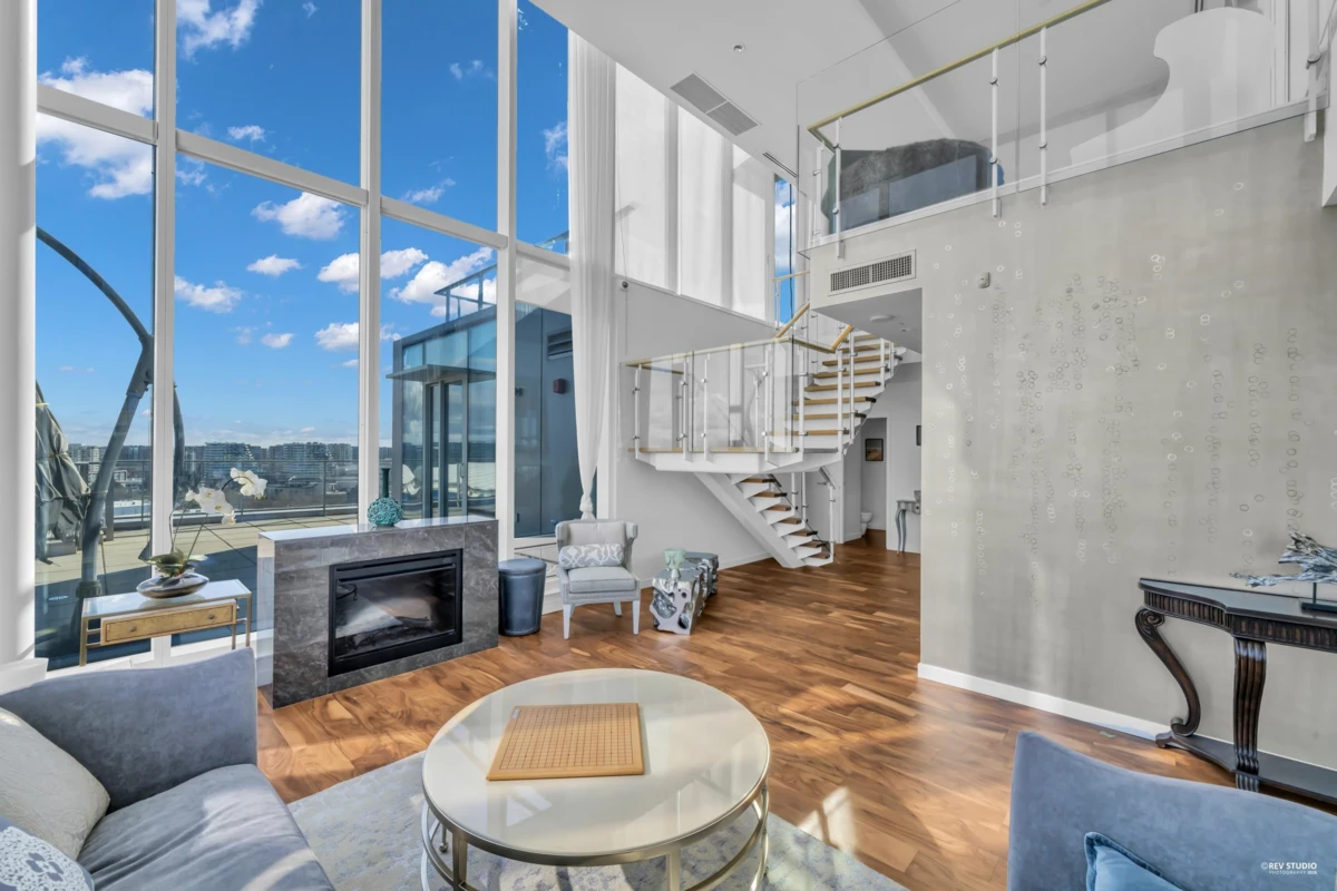 Living Room Photo of 1201 5199 Brighouse Way, Richmond, BC