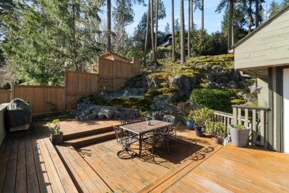Outdoor Deck Photo of 4635 Caulfeild Drive, West Vancouver, BC