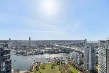 Aerial View of 3701 1438 Richards Street, Vancouver, BC