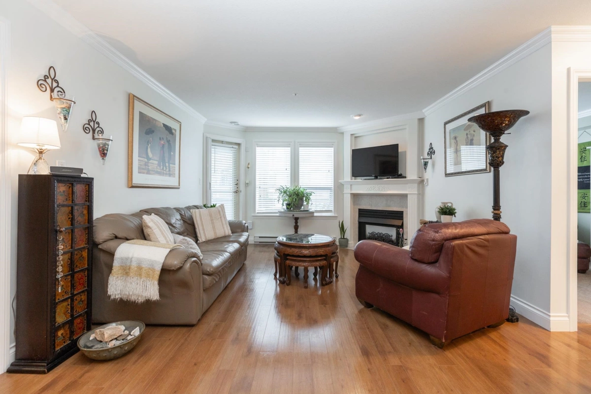 Living Room Photo of 207 1576 Merklin Street, White Rock, BC