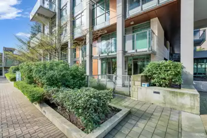 Outdoor Patio Photo of 105 5782 Berton Avenue, Vancouver, BC