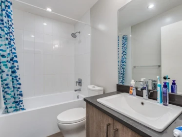 Guest Bathroom Photo of 107 3525 Chandler Street, Coquitlam, BC