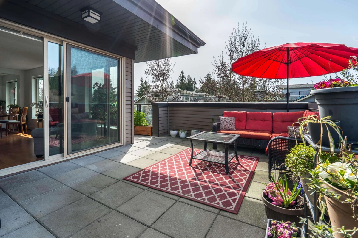 Exterior Rear Photo of 302 7428 Byrnepark Walk, Burnaby, BC