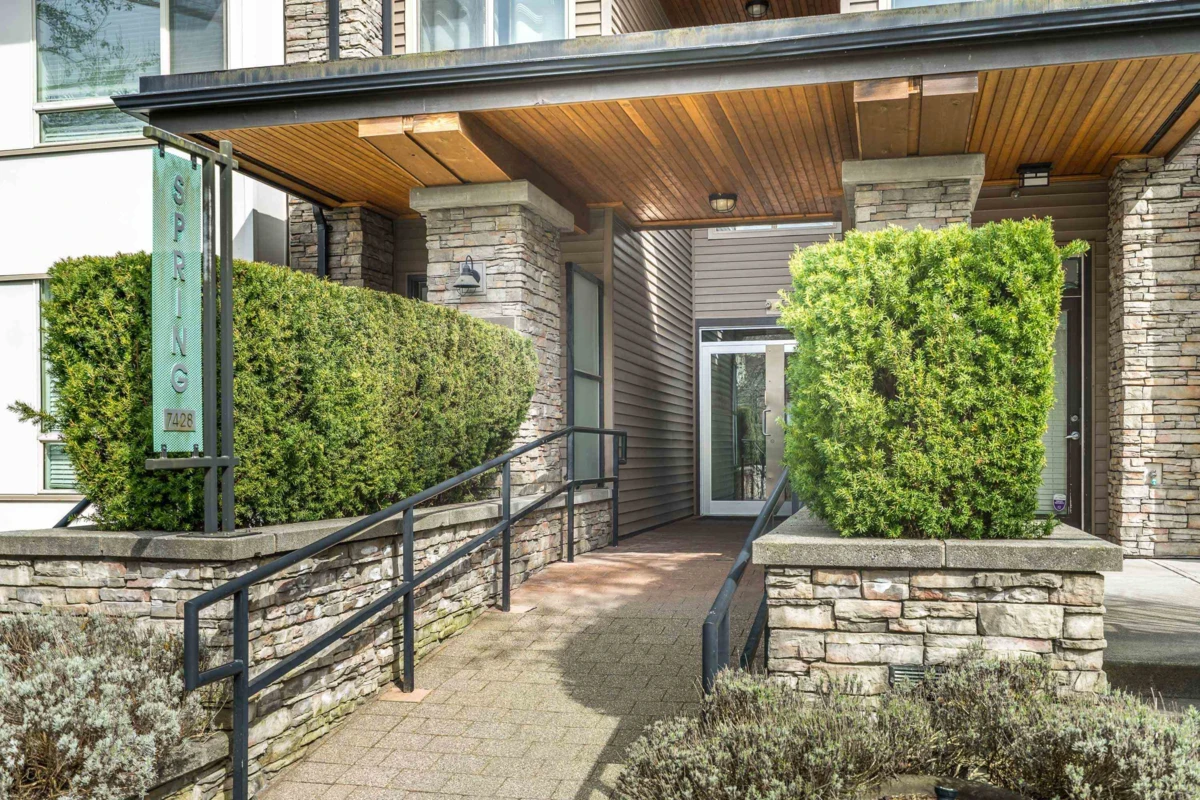 Living Room Photo of 302 7428 Byrnepark Walk, Burnaby, BC