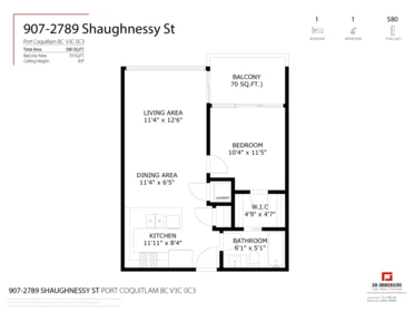 Laundry Room Photo of 907 2789 Shaughnessy Street, Port Coquitlam, BC