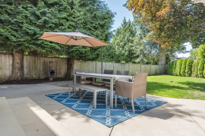Aerial View of 5075 209th Street, Langley, BC