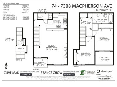 Laundry Room Photo of 74 7388 Macpherson Avenue, Burnaby, BC