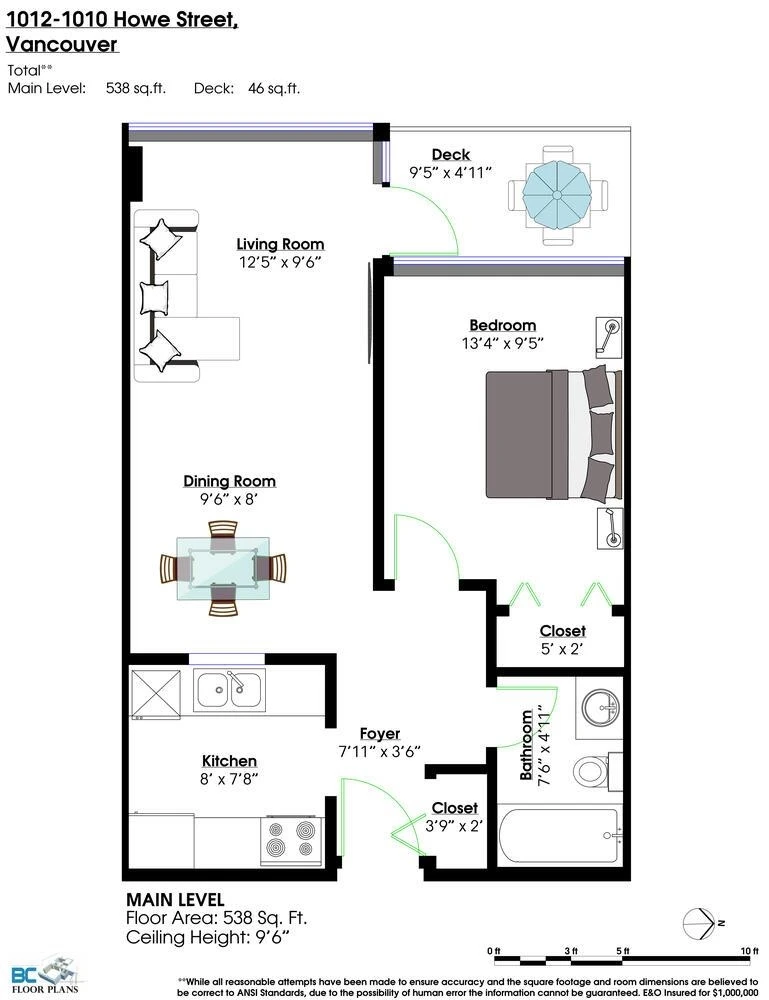 Family Room Photo of 1012 1010 Howe Street, Vancouver, BC