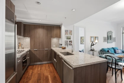 Kitchen Photo of 203 540 Waters Edge Crescent, West Vancouver, BC