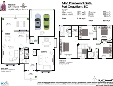 1463 Riverwood Gate, Port Coquitlam, BC, Port Coquitlam — Single Family Residence for sale