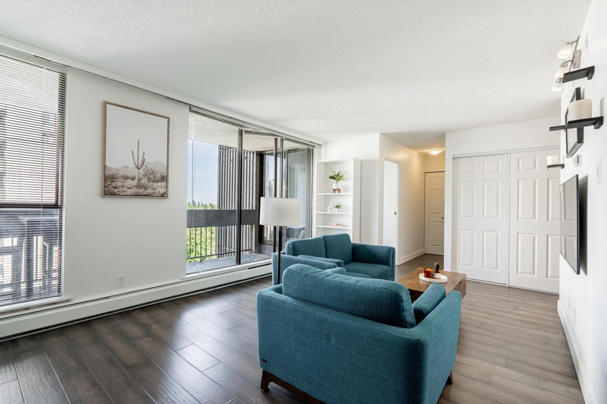 Living Room Photo of 902 4105 Imperial Street, Burnaby, BC