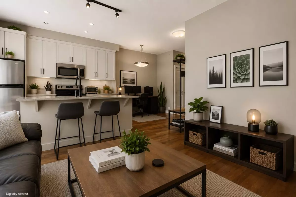 Living Room Photo of 317 45530 Market Way, Chilliwack, BC