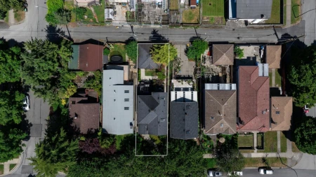 Aerial View of 1171 E 29th Avenue, Vancouver, BC