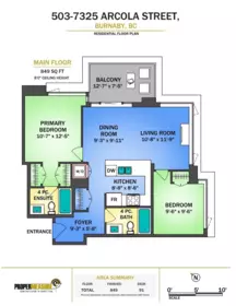Street View Photo of 503 7325 Arcola Street, Burnaby, BC