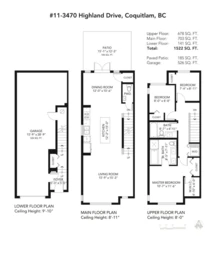 Playground / Recreational Area Near 11 3470 Highland Drive, Coquitlam, BC