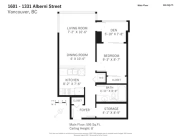 Mudroom Photo of 1601 1331 Alberni Street, Vancouver, BC