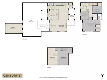 Aerial View of 5976 Matsqui Street, Chilliwack, BC