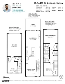 Backyard Photo of 11 16488 64 Avenue, Surrey, BC