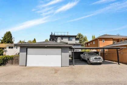 Aerial View of 7158 Hastings Street, Burnaby, BC