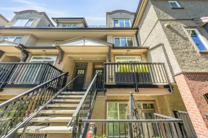 Aerial View of 7519 Yukon Street, Vancouver, BC