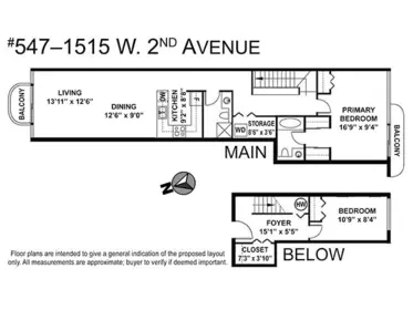 Exterior Rear Photo of 547 1515 W 2nd Avenue, Vancouver, BC