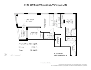 Backyard Photo of 406 209 E 7th Avenue, Vancouver, BC