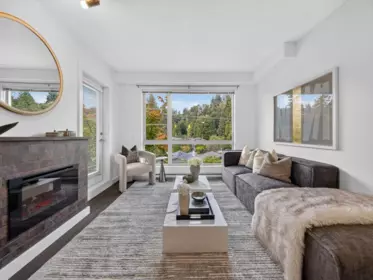 Living Room Photo of 316 1330 Marine Drive, North Vancouver, BC