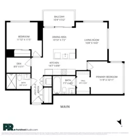 Basement Recreation Room Photo of 1901 888 Homer Street, Vancouver, BC