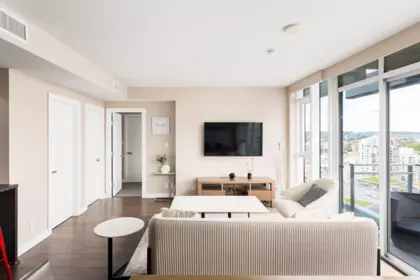 Living Room Photo of 2602 1372 Seymour Street, Vancouver, BC