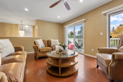 Living Room Photo of 101 1180 Falcon Drive, Coquitlam, BC