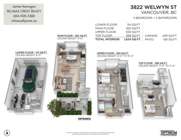 Garage Interior Photo of 3822 Welwyn Street, Vancouver, BC
