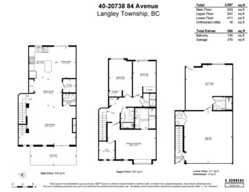 40 20738 84 Avenue, Langley, BC, Langley — Townhouse for sale