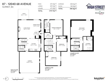 87 12040 68 Avenue, Surrey, BC, Surrey — Townhouse for sale