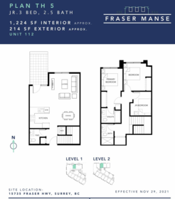 112 15739 Fraser Highway, Surrey, BC, Surrey — Townhouse for sale