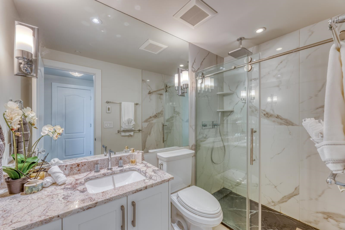 Backyard Photo of 110 1328 Marinaside Crescent, Vancouver, BC