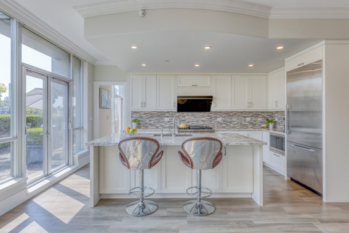 Breakfast Nook Photo of 110 1328 Marinaside Crescent, Vancouver, BC