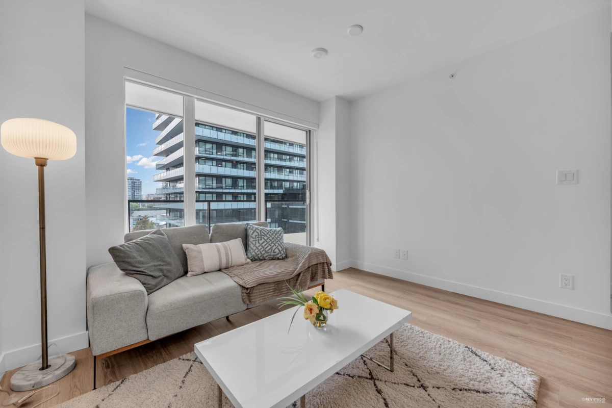Living Room Photo of 607 5593 No. 3 Road, Richmond, BC