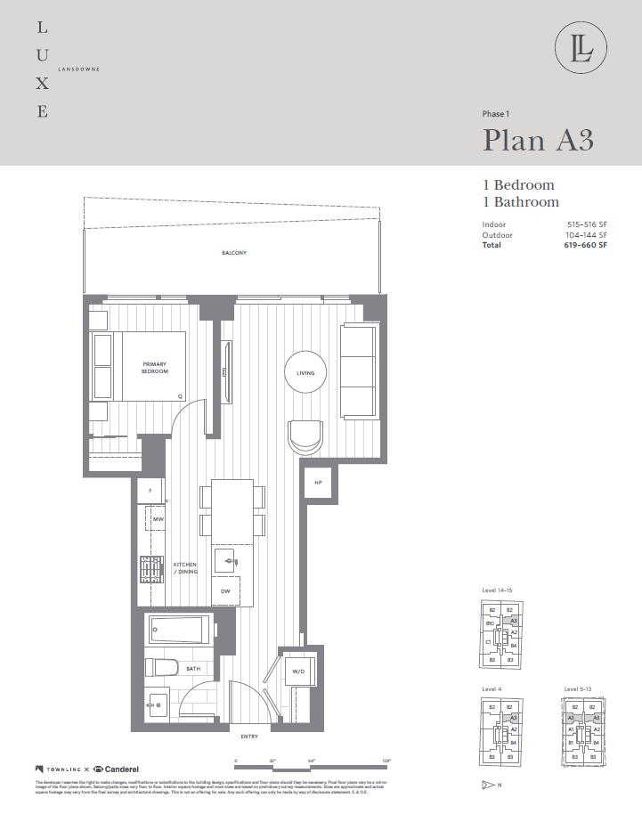 Staircase Photo of 607 5593 No. 3 Road, Richmond, BC
