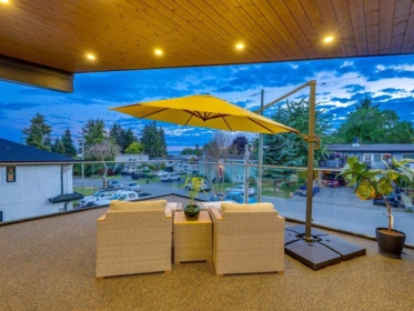 Aerial View of 1126 Stevens Street, White Rock, BC