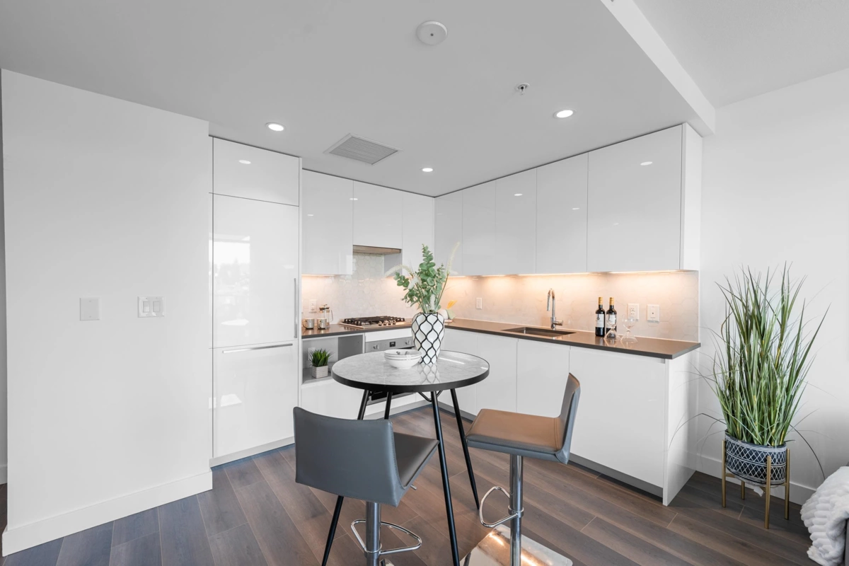 Kitchen Island Photo of 405 8181 Chester Street, Vancouver, BC