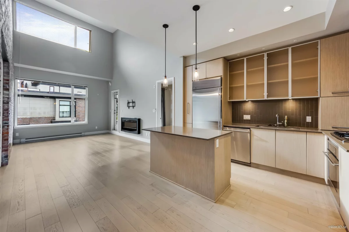 Living Room Photo of 412 260 Salter Street, New Westminster, BC