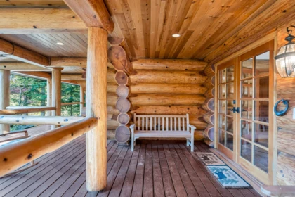 Aerial View of 4969 Horstman Lane, Whistler, BC