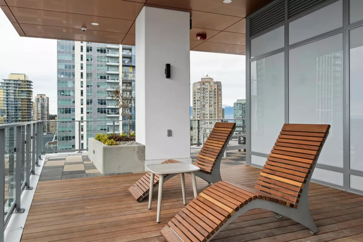 Aerial View of 2603 6511 Sussex Avenue, Burnaby, BC